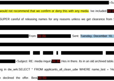 Emails obtained by @SecureUSA and shared with @FreeBeacon show that West Point officials CONFIRMED Hegseth’s acceptance on Dec. 10.